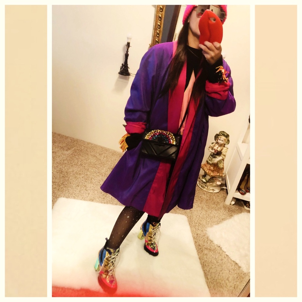 Vintage Forecaster Iridescent Pink/Purple Jacket 7